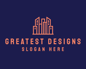 Real Estate Skyline logo design