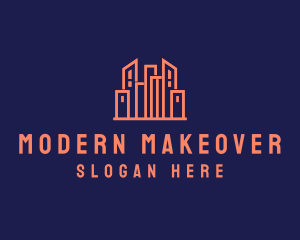 Real Estate Skyline logo design