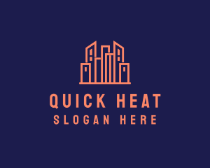 Real Estate Skyline logo design