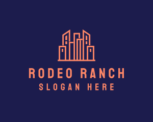 Real Estate Skyline logo design