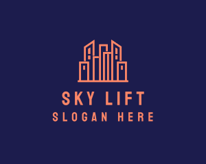 Real Estate Skyline logo design