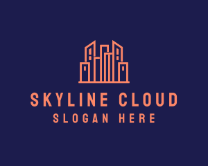 Real Estate Skyline logo design