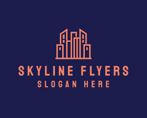 Real Estate Skyline logo design