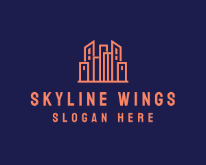 Real Estate Skyline logo design