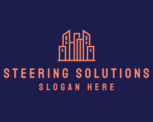 Real Estate Skyline logo design