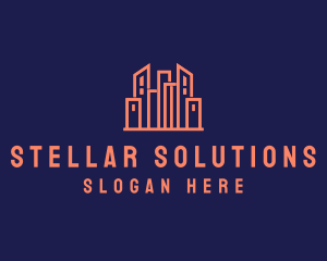 Real Estate Skyline logo design