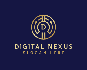 Digital Cryptocurrency Tech logo design