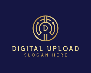 Digital Cryptocurrency Tech logo design