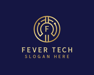 Digital Cryptocurrency Tech logo design