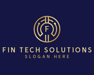 Digital Cryptocurrency Tech logo design