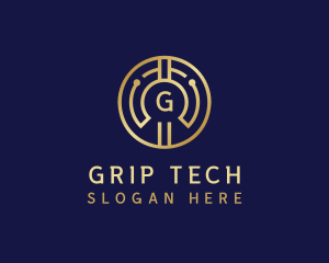 Digital Cryptocurrency Tech logo design