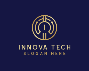 Digital Cryptocurrency Tech logo design