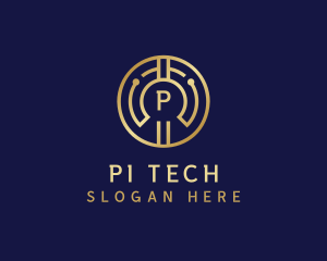 Digital Cryptocurrency Tech logo design