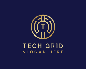 Digital Cryptocurrency Tech logo design