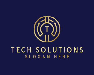 Digital Cryptocurrency Tech logo design