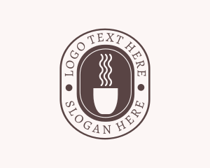 Coffee Cafe Oval logo