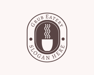 Hot Coffee Drink logo design