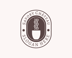 Hot Coffee Drink logo design