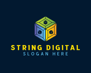 Digital Cube Software logo design