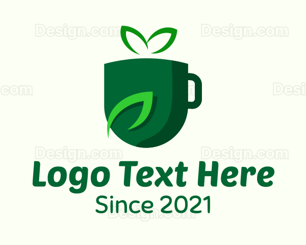 Herbal Tea Drink Logo