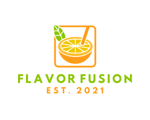 Citrus Juice Drink logo design