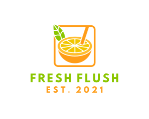 Citrus Juice Drink logo design