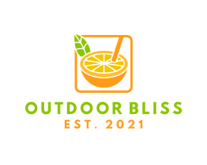 Citrus Juice Drink logo design