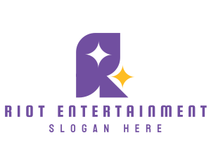 Entertainment Star Agency Letter R logo