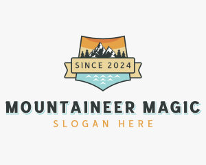 Mountain Hike Adventure logo design