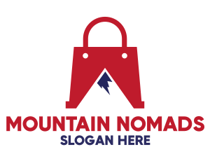 Red Bag Mountain logo design