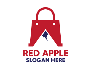 Red Bag Mountain logo design