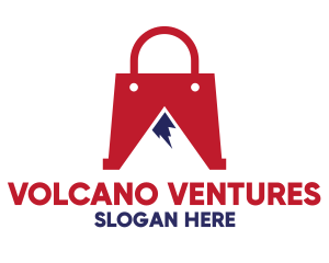 Red Bag Mountain logo design