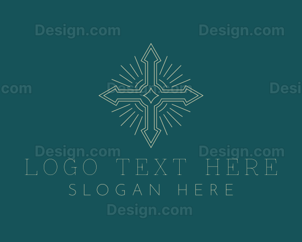 Biblical Cross Crucifix Logo