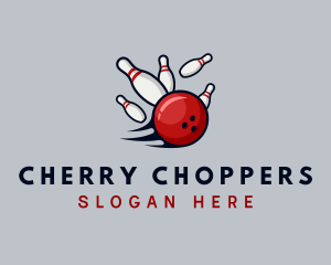 Sports Bowling Alley logo design