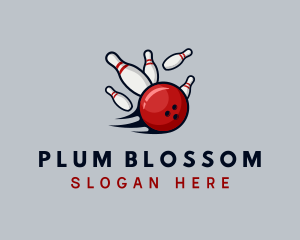 Sports Bowling Alley logo design