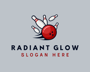 Sports Bowling Alley logo design