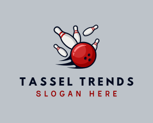 Sports Bowling Alley logo design