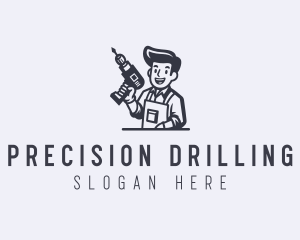 Repair Drill Handyman logo design