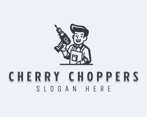 Repair Drill Handyman logo design