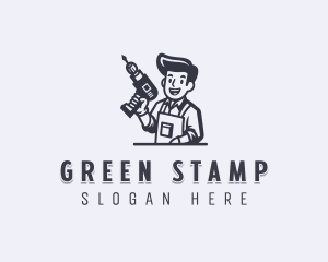 Repair Drill Handyman logo design