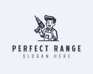 Repair Drill Handyman logo design