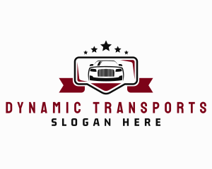 Stars Car Transportation logo design