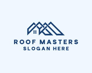 Residential Home Roof logo design