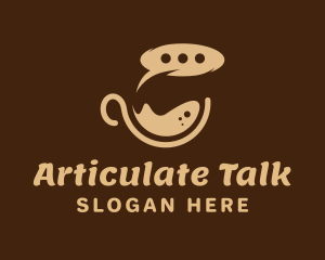 Hot Coffee Talk logo design