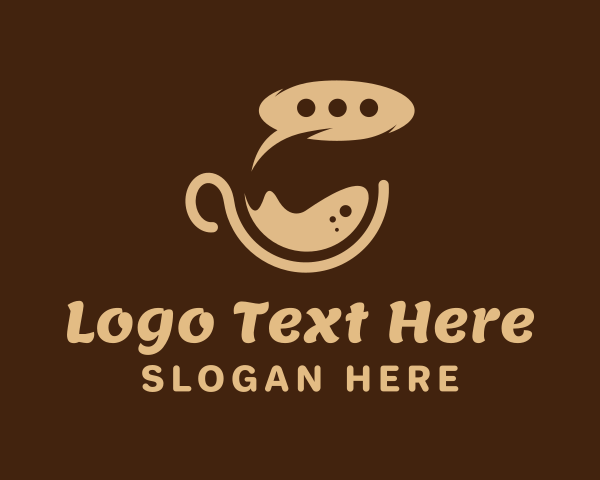 Caffeine logo example 3