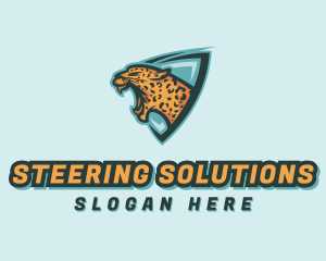 Gaming Wild Leopard logo design