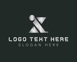 3d - 3D Tech Letter X logo design