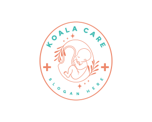 Medical Care Pregnancy logo design