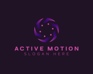 Spiral Motion Tech logo design