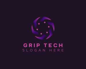 Spiral Motion Tech logo design